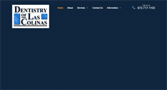 Desktop Screenshot of dentistryoflascolinas.com