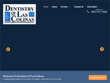 Tablet Screenshot of dentistryoflascolinas.com